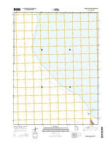 Gunnison Island SW Utah Current topographic map, 1:24000 scale, 7.5 X 7.5 Minute, Year 2014