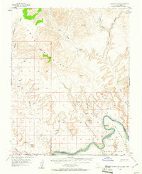 Gunsight Butte Utah Historical topographic map, 1:62500 scale, 15 X 15 Minute, Year 1953