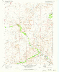 Hadden Holes Utah Historical topographic map, 1:24000 scale, 7.5 X 7.5 Minute, Year 1969