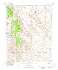 Hall Mesa Utah Historical topographic map, 1:62500 scale, 15 X 15 Minute, Year 1953