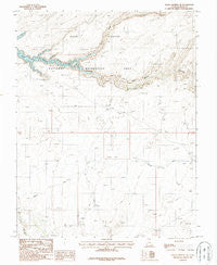 Halls Crossing NE Utah Historical topographic map, 1:24000 scale, 7.5 X 7.5 Minute, Year 1987
