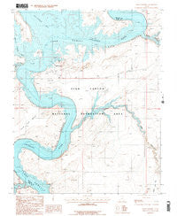 Halls Crossing Utah Historical topographic map, 1:24000 scale, 7.5 X 7.5 Minute, Year 1987