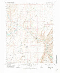 Hanksville Utah Historical topographic map, 1:62500 scale, 15 X 15 Minute, Year 1963