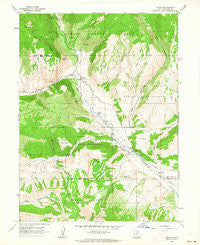 Hanna Utah Historical topographic map, 1:24000 scale, 7.5 X 7.5 Minute, Year 1962