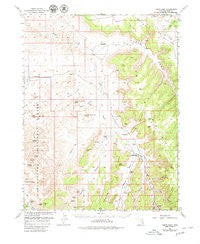 Harts Point Utah Historical topographic map, 1:62500 scale, 15 X 15 Minute, Year 1954