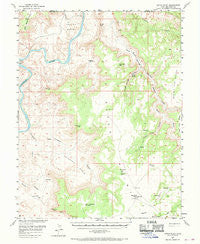 Hatch Point Utah Historical topographic map, 1:62500 scale, 15 X 15 Minute, Year 1954