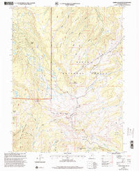 Heber Mountain Utah Historical topographic map, 1:24000 scale, 7.5 X 7.5 Minute, Year 1998