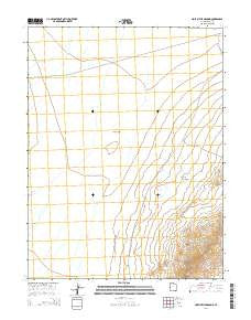 Hole in the Ground Utah Current topographic map, 1:24000 scale, 7.5 X 7.5 Minute, Year 2014
