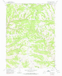 Horse Ridge Utah Historical topographic map, 1:24000 scale, 7.5 X 7.5 Minute, Year 1968