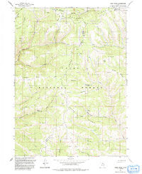 Horse Ridge Utah Historical topographic map, 1:24000 scale, 7.5 X 7.5 Minute, Year 1991