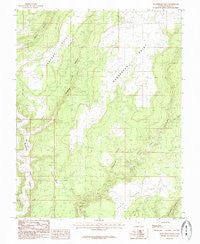 Horsehead Point Utah Historical topographic map, 1:24000 scale, 7.5 X 7.5 Minute, Year 1985