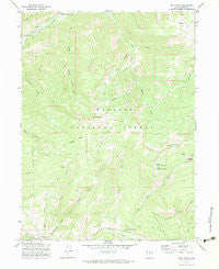 Hoyt Peak Utah Historical topographic map, 1:24000 scale, 7.5 X 7.5 Minute, Year 1972