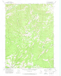 Hoyt Peak Utah Historical topographic map, 1:24000 scale, 7.5 X 7.5 Minute, Year 1972