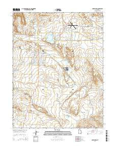 Huntington Utah Current topographic map, 1:24000 scale, 7.5 X 7.5 Minute, Year 2014