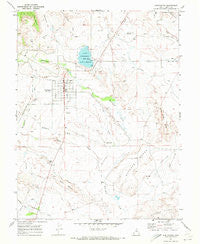 Huntington Utah Historical topographic map, 1:24000 scale, 7.5 X 7.5 Minute, Year 1969