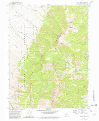 Ibapah Peak Utah Historical topographic map, 1:24000 scale, 7.5 X 7.5 Minute, Year 1972