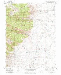 Indian Farm Creek Utah Historical topographic map, 1:24000 scale, 7.5 X 7.5 Minute, Year 1972