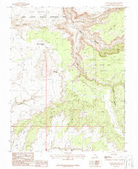 Indian Head Pass Utah Historical topographic map, 1:24000 scale, 7.5 X 7.5 Minute, Year 1987