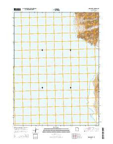 Indian Cove Utah Current topographic map, 1:24000 scale, 7.5 X 7.5 Minute, Year 2014
