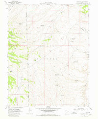 Jakes Knoll Utah Historical topographic map, 1:24000 scale, 7.5 X 7.5 Minute, Year 1969