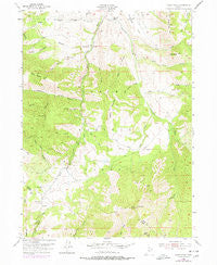 James Peak Utah Historical topographic map, 1:24000 scale, 7.5 X 7.5 Minute, Year 1955