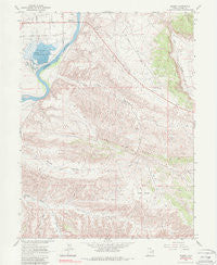 Jensen Utah Historical topographic map, 1:24000 scale, 7.5 X 7.5 Minute, Year 1965