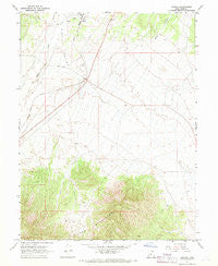Jericho Utah Historical topographic map, 1:24000 scale, 7.5 X 7.5 Minute, Year 1967