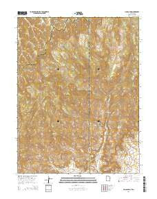 Jim Canyon Utah Current topographic map, 1:24000 scale, 7.5 X 7.5 Minute, Year 2014