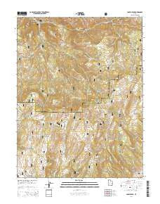 Joseph Peak Utah Current topographic map, 1:24000 scale, 7.5 X 7.5 Minute, Year 2014