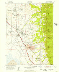 Kaysville Utah Historical topographic map, 1:24000 scale, 7.5 X 7.5 Minute, Year 1955