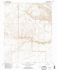King Mesa Utah Historical topographic map, 1:24000 scale, 7.5 X 7.5 Minute, Year 1968