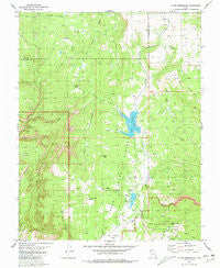 Kolob Reservoir Utah Historical topographic map, 1:24000 scale, 7.5 X 7.5 Minute, Year 1980