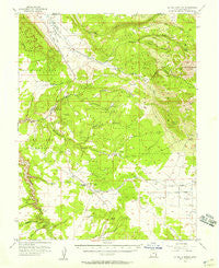 La Sal Junction Utah Historical topographic map, 1:62500 scale, 15 X 15 Minute, Year 1954