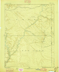 La Sal Utah Historical topographic map, 1:250000 scale, 1 X 1 Degree, Year 1885