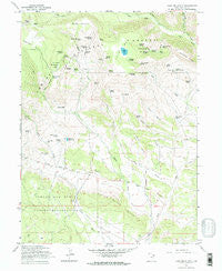 Lake Mountain Utah Historical topographic map, 1:24000 scale, 7.5 X 7.5 Minute, Year 1965