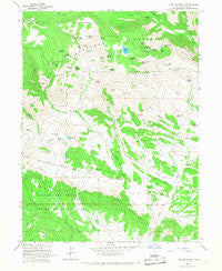 Lake Mountain Utah Historical topographic map, 1:24000 scale, 7.5 X 7.5 Minute, Year 1965