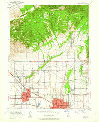 Lehi Utah Historical topographic map, 1:24000 scale, 7.5 X 7.5 Minute, Year 1951