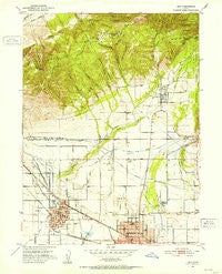 Lehi Utah Historical topographic map, 1:24000 scale, 7.5 X 7.5 Minute, Year 1951