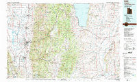 Logan Utah Historical topographic map, 1:100000 scale, 30 X 60 Minute, Year 1984