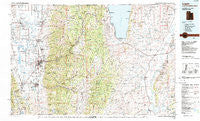 Logan Utah Historical topographic map, 1:100000 scale, 30 X 60 Minute, Year 1984