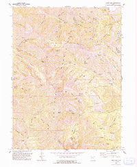 Lowe Peak Utah Historical topographic map, 1:24000 scale, 7.5 X 7.5 Minute, Year 1993