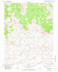 Lower Coyote Spring Utah Historical topographic map, 1:24000 scale, 7.5 X 7.5 Minute, Year 1981