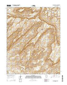 Mancos Mesa NE Utah Current topographic map, 1:24000 scale, 7.5 X 7.5 Minute, Year 2014