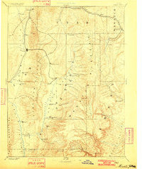 Manti Utah Historical topographic map, 1:250000 scale, 1 X 1 Degree, Year 1885
