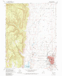 Manti Utah Historical topographic map, 1:24000 scale, 7.5 X 7.5 Minute, Year 1965