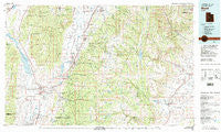 Manti Utah Historical topographic map, 1:100000 scale, 30 X 60 Minute, Year 1981