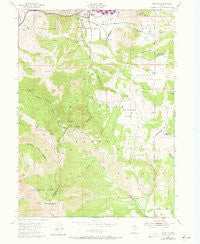 Mantua Utah Historical topographic map, 1:24000 scale, 7.5 X 7.5 Minute, Year 1955