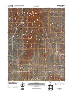 Maple Peak Utah Historical topographic map, 1:24000 scale, 7.5 X 7.5 Minute, Year 2010