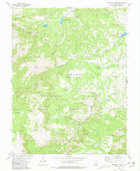 Marysvale Peak Utah Historical topographic map, 1:24000 scale, 7.5 X 7.5 Minute, Year 1981