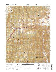 Marysvale Canyon Utah Current topographic map, 1:24000 scale, 7.5 X 7.5 Minute, Year 2014